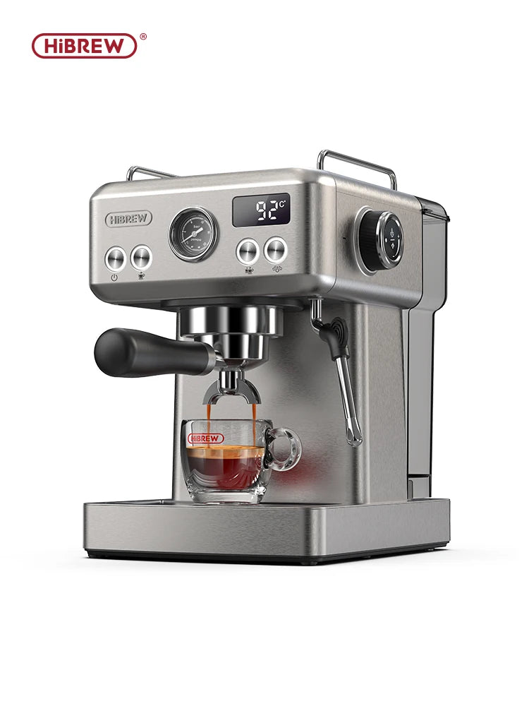 HiBREW 20 Bar Semi Automatic Espresso Machine With Portafilter