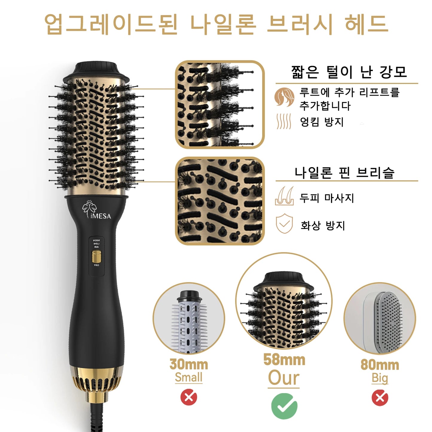 Hot Air Brush One Step Hair Dryer Brush Hair Curler Straightener Multifunctional Styler Professional Home Straight Curling Iron