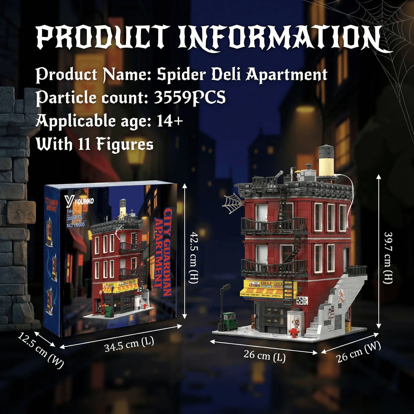 Movie Hero Architecture Series Building Sets Film Architecture Modular Building Block Assembly Model Adult Toy Collectible Gifts