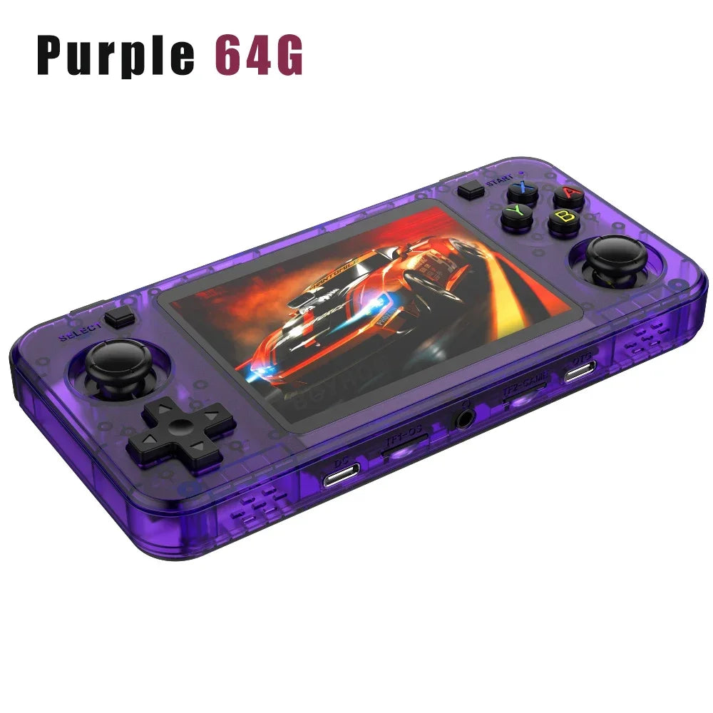 BOYHOM R36H Dual-RAM & Genuine Linux ARKOS Retro Handheld Classic Game Consoles 3.5 inch IPS Screen Portable Video Player