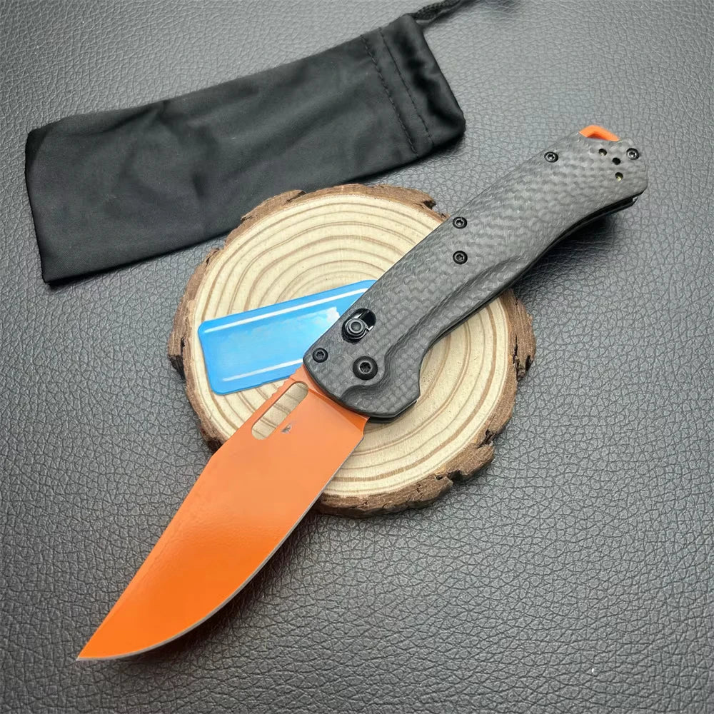 DIY 8CR18MOV Stainless Steel Folding Pocket Survival Knife For Camping