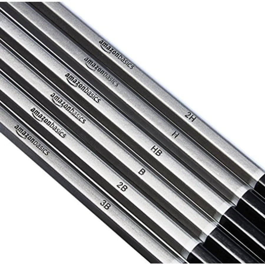 Sketching and Drawing Art Pencil Kit, 17-Piece Set for Artists, Drawing Supplies with Pencils, Charcoal, Erasers, Sharpener for