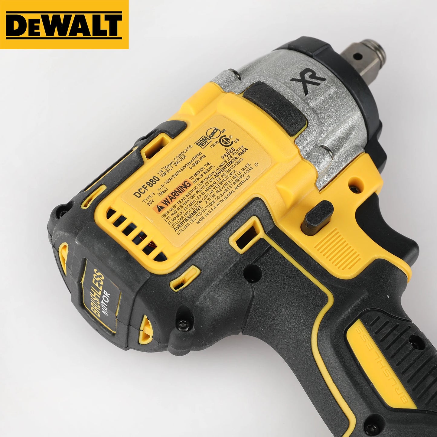 DeWalt DCF880 20V Max XR Brushless Impact Wrench Cordless Tool