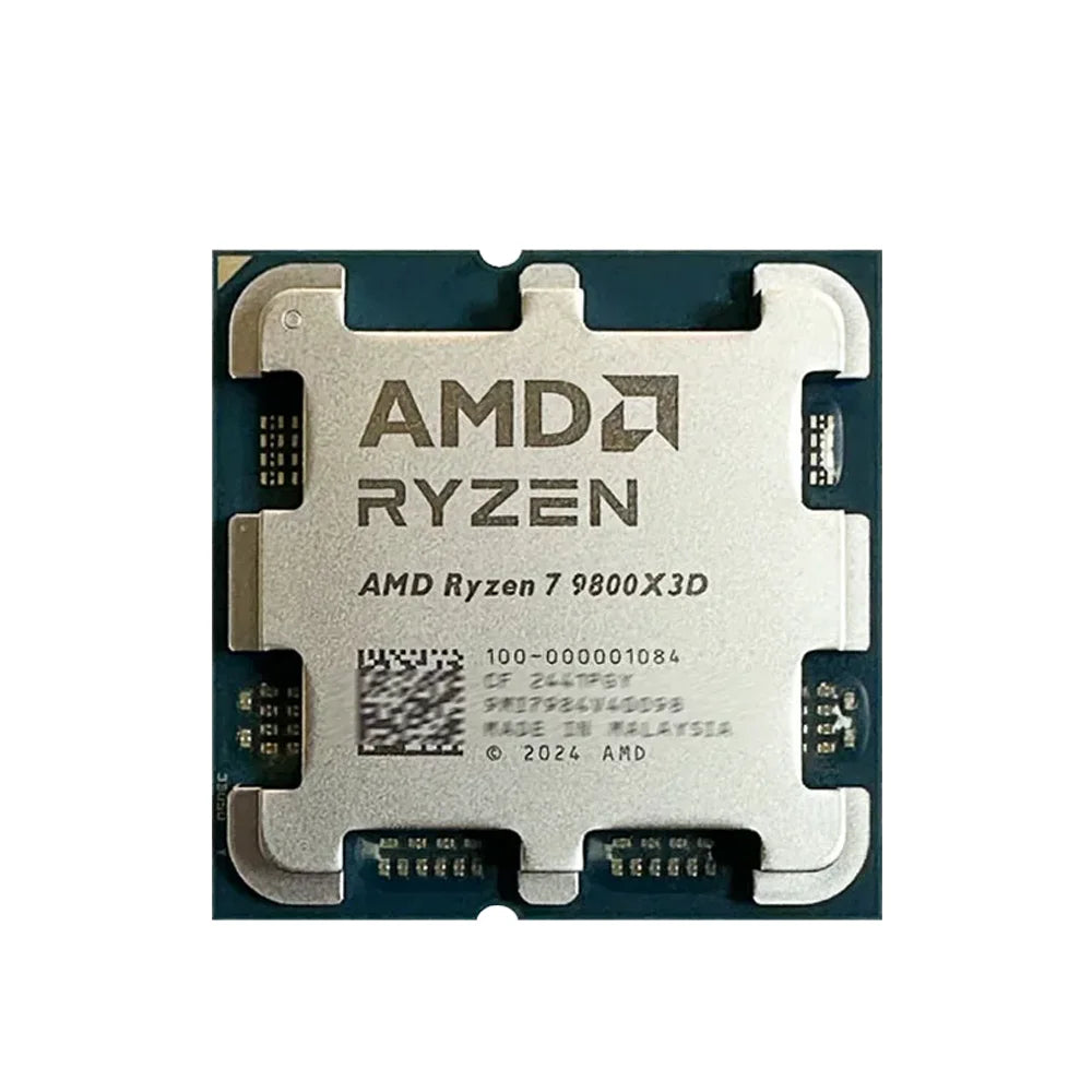 AMD Ryzen 7 9800X3D 8-Core 16-Thread L3=96M 4.7GHz 120W DDR5 Socket AM5 4NM R7 9800X3D Gaming Processor but No Fan