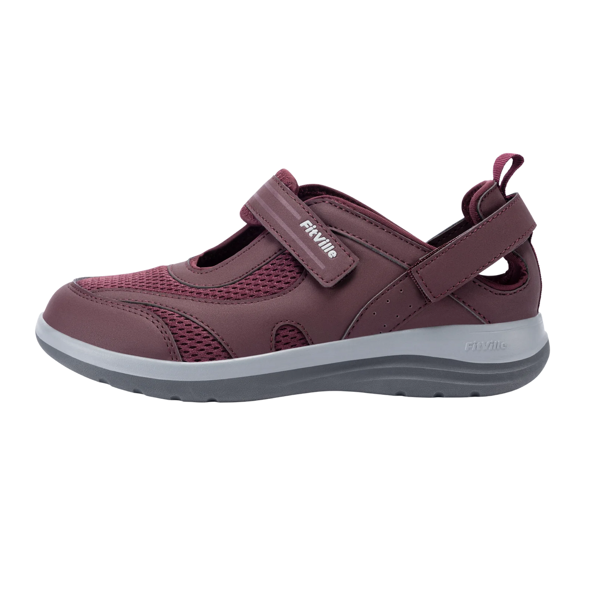 Fitville Women's Sandals Mary Jane Casual Shoes Widened Toe For Swollen Feet Lightweight Breathable Outdoor Elderly Shoes Sandal