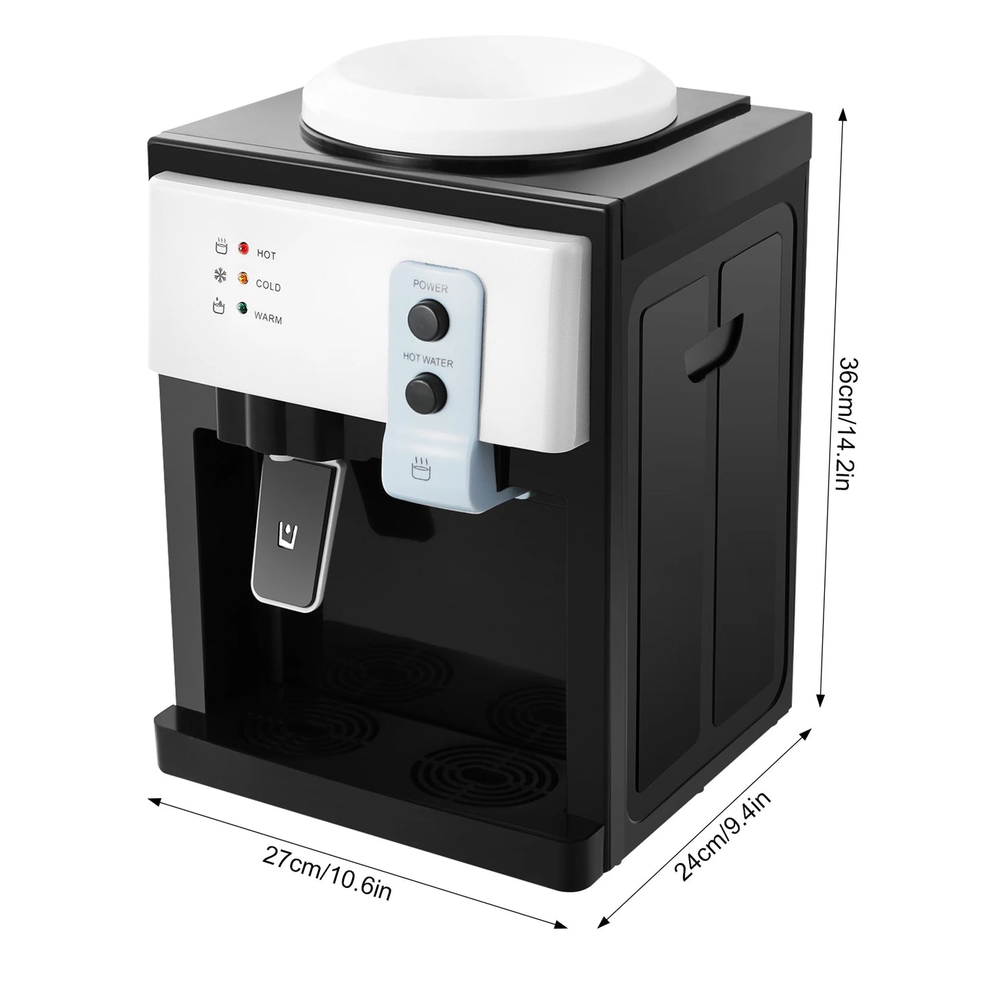 HS-09 Hot/Cold Desktop Electric Water Dispense Water Detachable Design Cooler Dispenser Water Cooler for Home Office