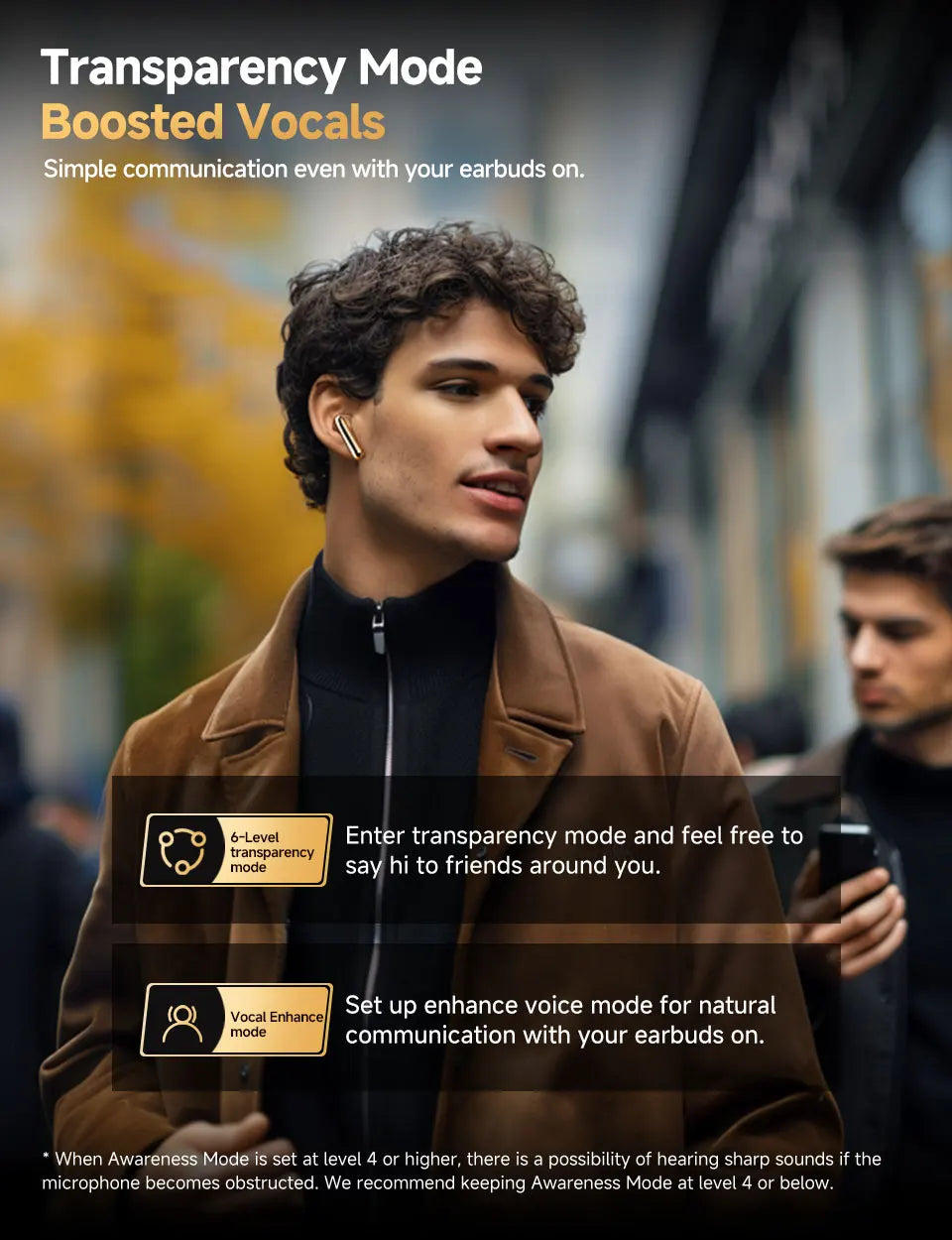 QCY MeloBuds Pro ANC Bluetooth 5.3 Earphones Wireless 46dB Hybrid ANC Hi-Res LDAC Earbuds 6 Mic Headphones 34H In-Ear Detection