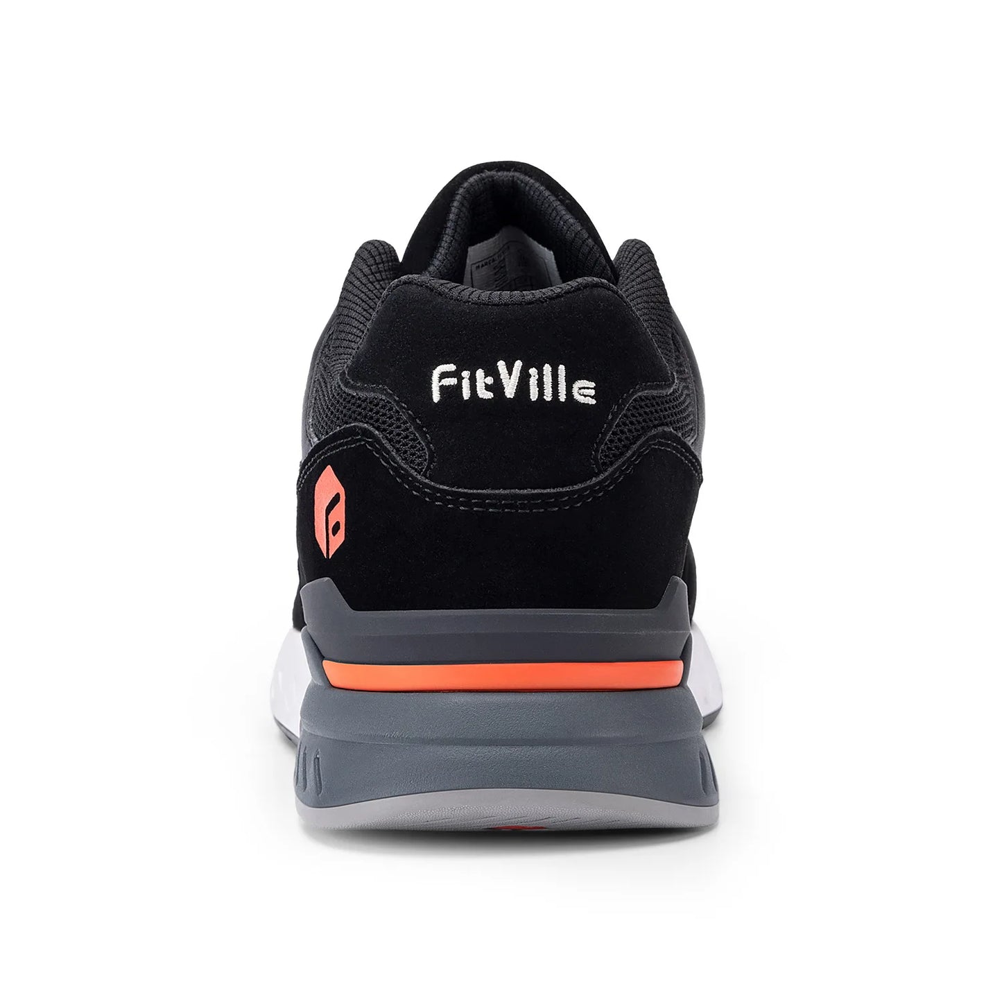 FitVille Men's Walking Shoes Extra Wide Lightweight Sneakers for Flat Feet Arch Fit Heel Pain Relief Non-Slip Running Shoes