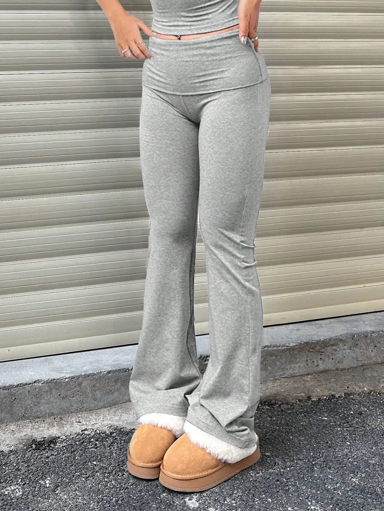 3pcs/Set Women's Yoga Pants - Elastic High-Waist Flare/Bootcut Leggings for Gym/Workout/Casual