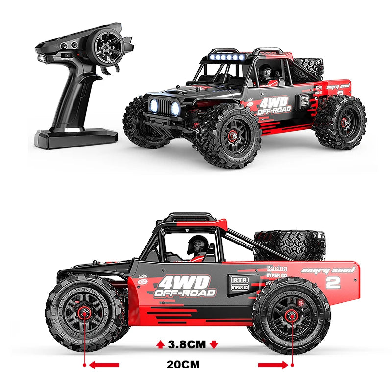MJX 14209 1/14 RC Car Hyper Go 75km/h Brushless 2.4G Remote Control 4WD Off-road Racing RC Truck Hobby RC Toy Gift