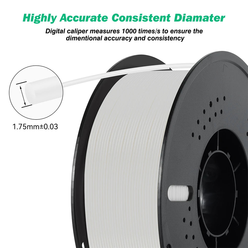 KINGROON 10KG PLA/PETG Filament 1.75mm 3D Printing Plastic Material Accuracy ±0.03mm Fast Shipping Fit Most FDM Printers