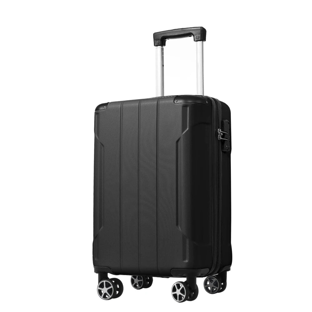 Luggage Set 3 Pcs Hardshell Suitcases, TSA Lock, Lightweight Travel Luggage 20" Carry on 24" 28" Checked for Family Trips