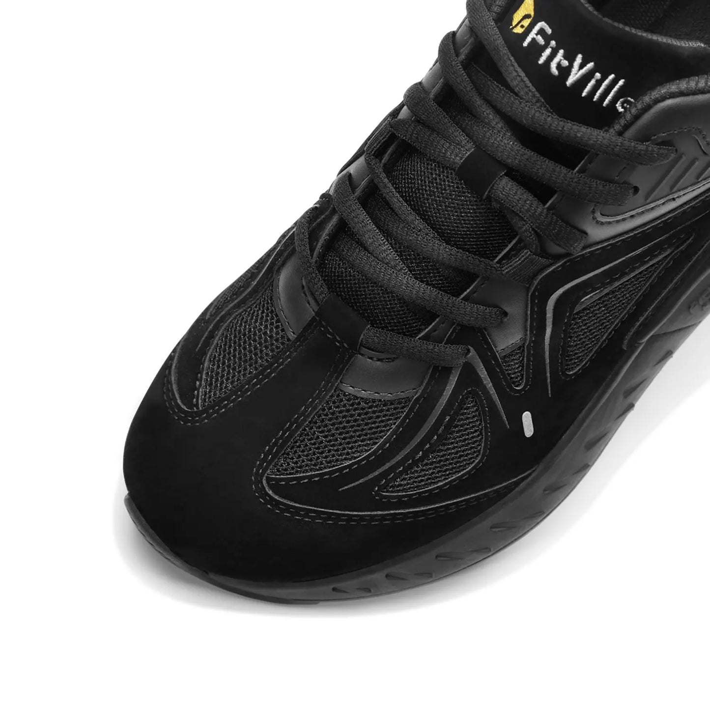 FitVille Men's Walking Shoes Extra Wide Lightweight Sneakers for Flat Feet Arch Fit Heel Pain Relief Non-Slip Running Shoes