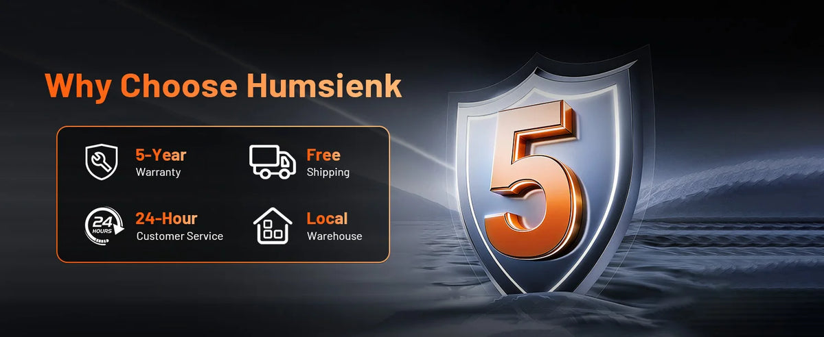 Humsienk 12V 160Ah LiFePO4 2 PACK Battery Built-in 150A BMS Deep Cycles MAX. 8192 Wh For RV/ Camping/ Solar Energy Storage/ Fish