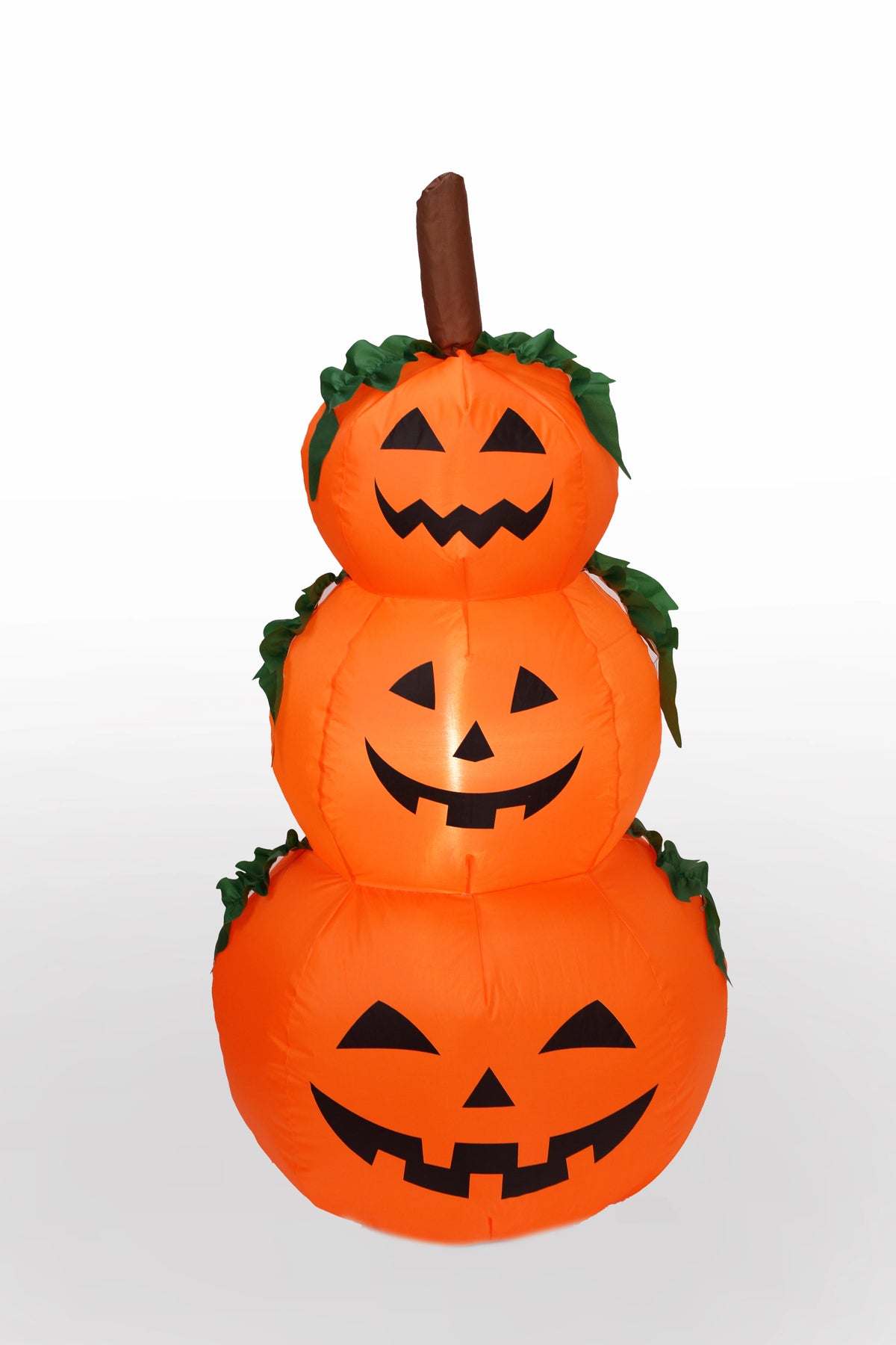 3.9FT LED Halloween Inflatable Pumpkin Decoration Stacked Pumpkins Blow Up with Built-in Lights Outdoor Airblown Yard Decor for Garden Lawn Porch Party Glowing Pumpkin Photobooth Prop New Arrivals