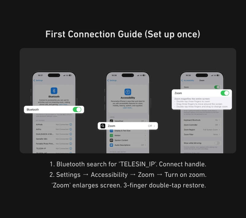 TELESIN Master Grip Set for iPhone17 Pro Pro Max Magnetic Phone Camera Hand Grip Holder 3200Mha Powerbank with Wireless Charging