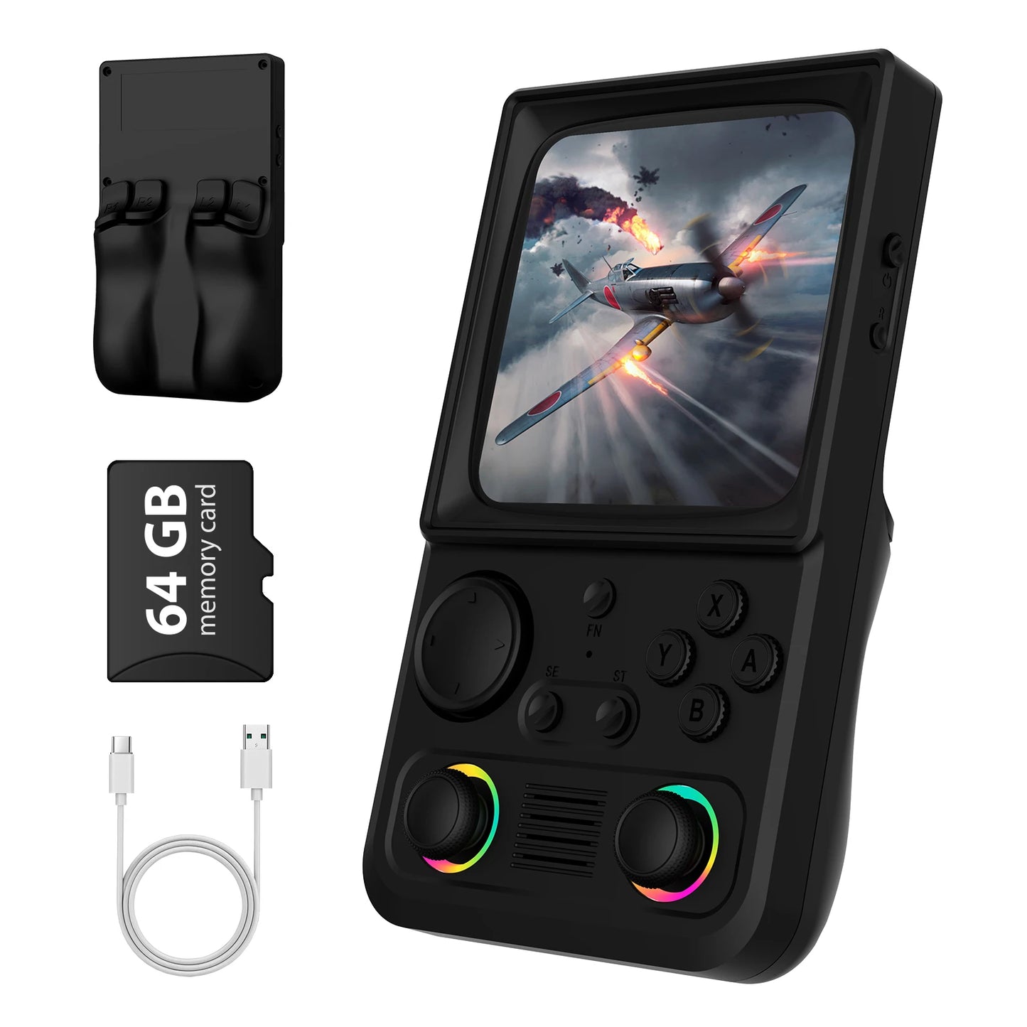 AISLPC R36T MAX Retro TV Handheld Game Console 18000+Games Wi-Fi Multiplayer 4.0" IPS Screen Portable Pocket Video Player
