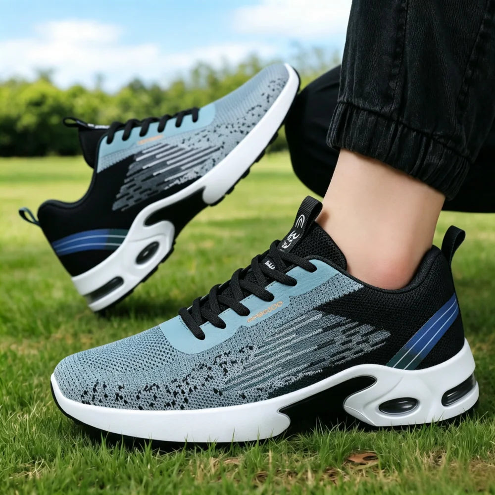 Men's Fashionable Running Shoes Breathable Mesh Air Cushion Support for Gym And Daily Wear