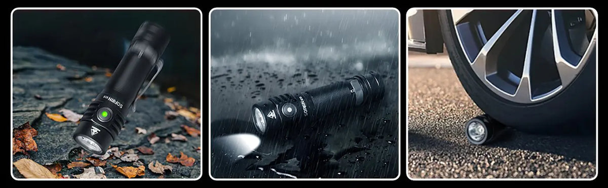 Sofirn SC18 1800lm EDC Flashlight USB C Rechargeable SST40 LED 18650 Torch TIR Optics Lens Lantern with Power Indicator