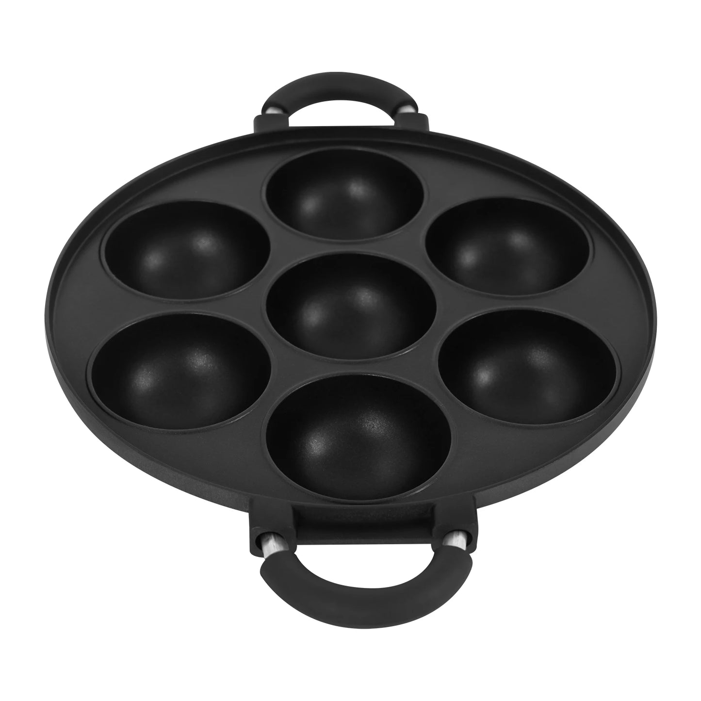 Bymaocar 7-Hole Cake Mold Pan With Handle Non-Stick