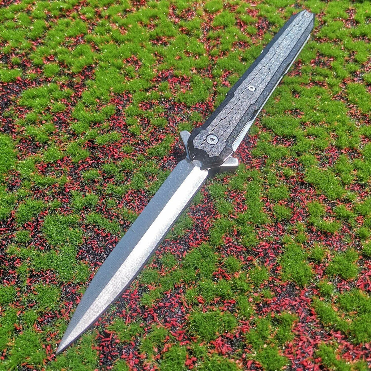Stainless Steel Folding Survival Knife For Outdoor Adventures