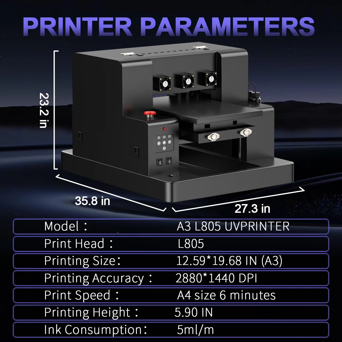 OYfame US EU Stock A3 A4 DTF Printer Impresora UV DTF A3 For Epson XP600 DTF Tshirt Printing Machine A3 For L805 UV DTF Printer