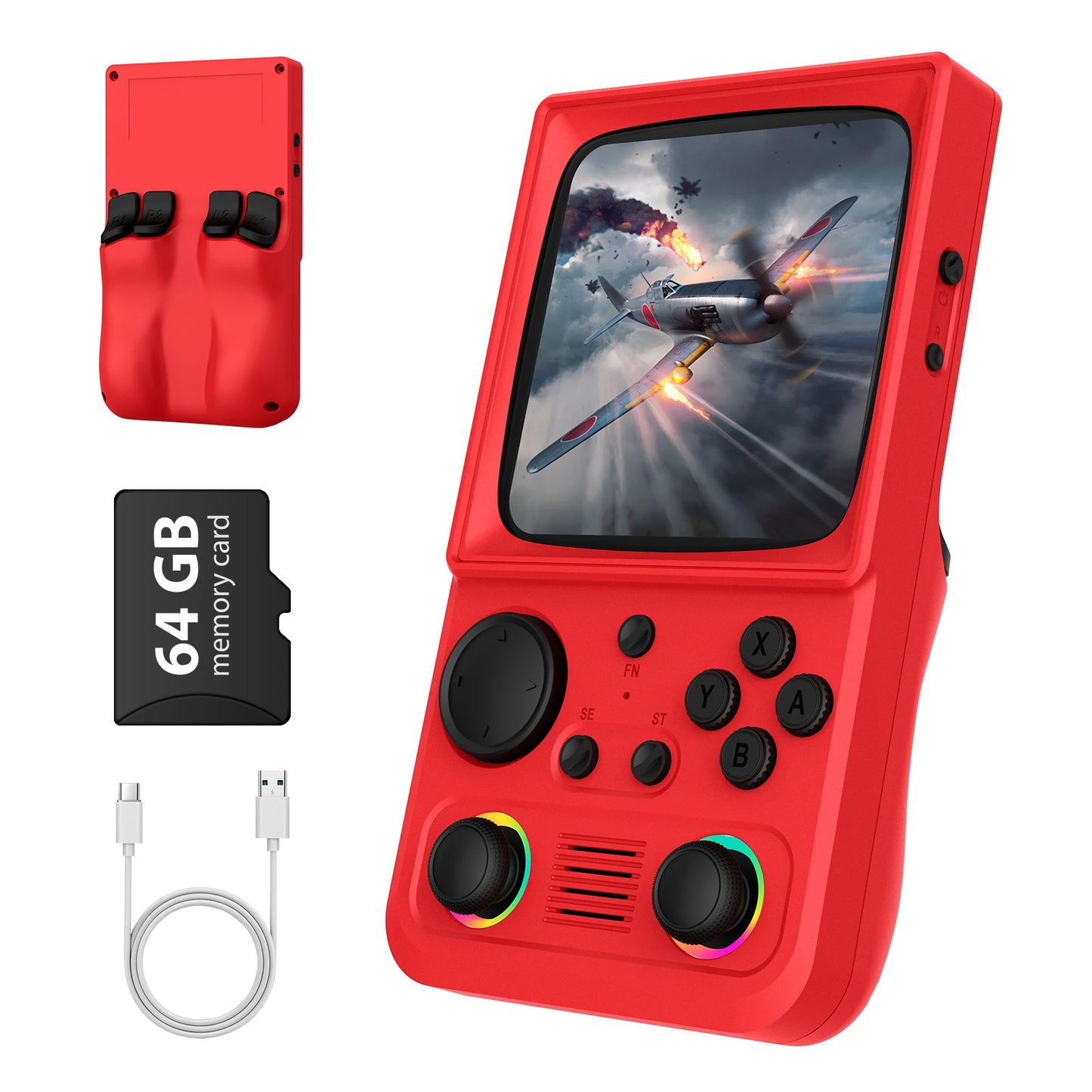 AISLPC R36T MAX Retro TV Handheld Game Console 18000+Games Wi-Fi Multiplayer 4.0" IPS Screen Portable Pocket Video Player