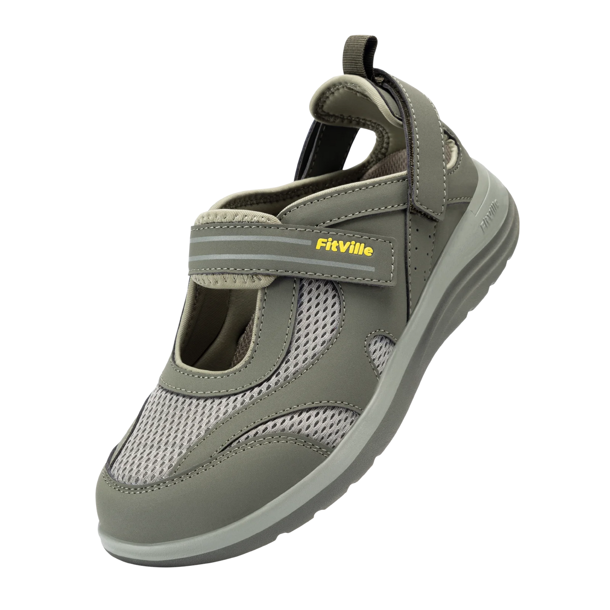 Fitville Women's Sandals Mary Jane Casual Shoes Widened Toe For Swollen Feet Lightweight Breathable Outdoor Elderly Shoes Sandal