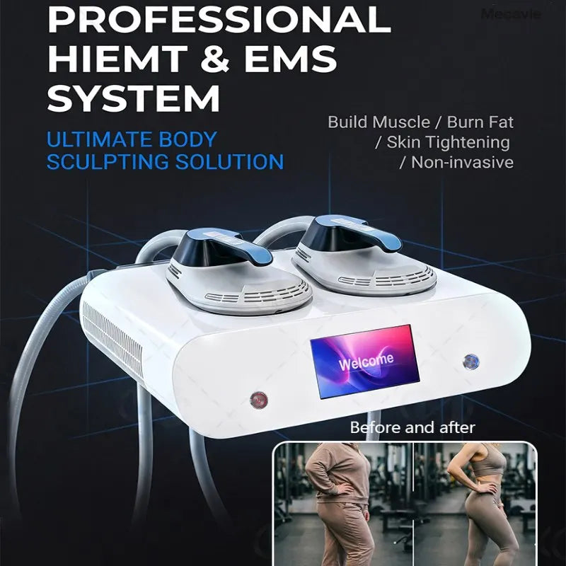 Vibration Pulse Electromagnetic Body Shaping HIEMT EMSnova RF High Intensity Professional Muscle Growth And Fat Burning Machine