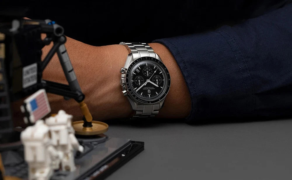 PAGANI DESIGN 1701 Moon Men's Watches Luxury Chronograph Quartz Watch For Men AR Sapphire Glass 100M Waterproof Wristwatch 2026
