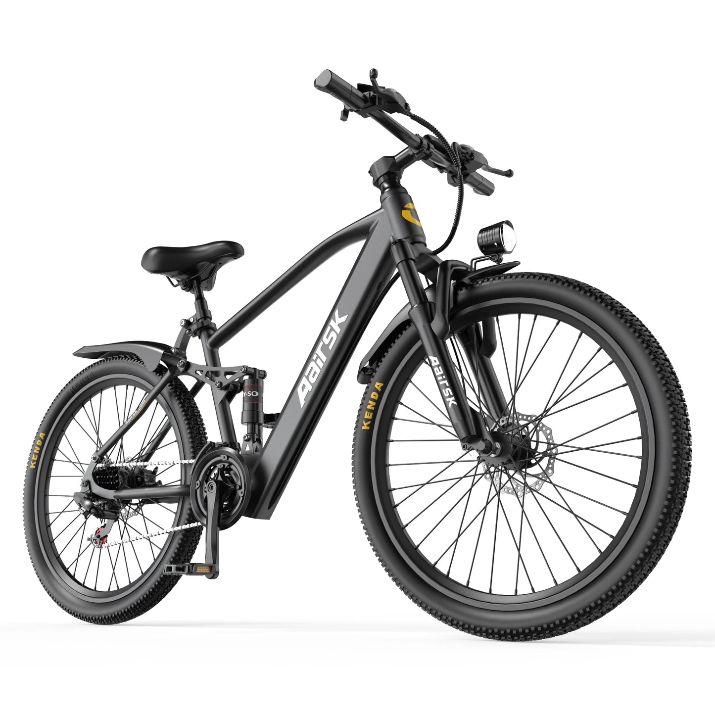 Electric Bike for Adults 1500W Peak Motor 34MPH Fast Speed 48V 15Ah Battery 26" Fat Tire Mountain Ebike 390lbs Max Load Aluminum