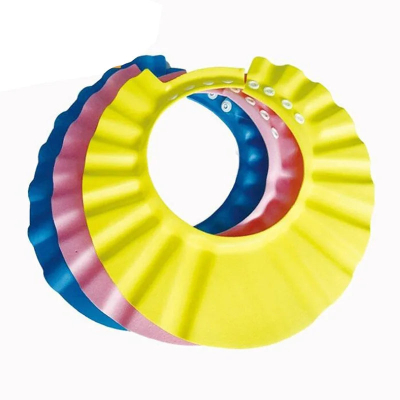 Adjustable Baby Shower Hat Toddler Kids Shampoo Bathing Shower Cap Wash Hair Shield Direct Visor Caps Baby Care Protect