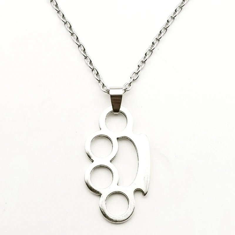 2026 New Tiger Finger Pendant Necklace Fashion Jewelry Retro Texture Sweater Chain Necklace Pendant Jewelry