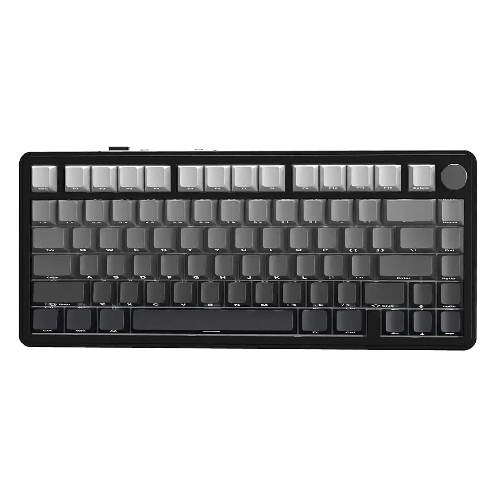 ATTACK SHARK X85 Wireless Mechanical Gaming Keyboard,TKL 82 Keys,Gasket Structure,Knob,RGB Hot Swappable Custom Keyboard