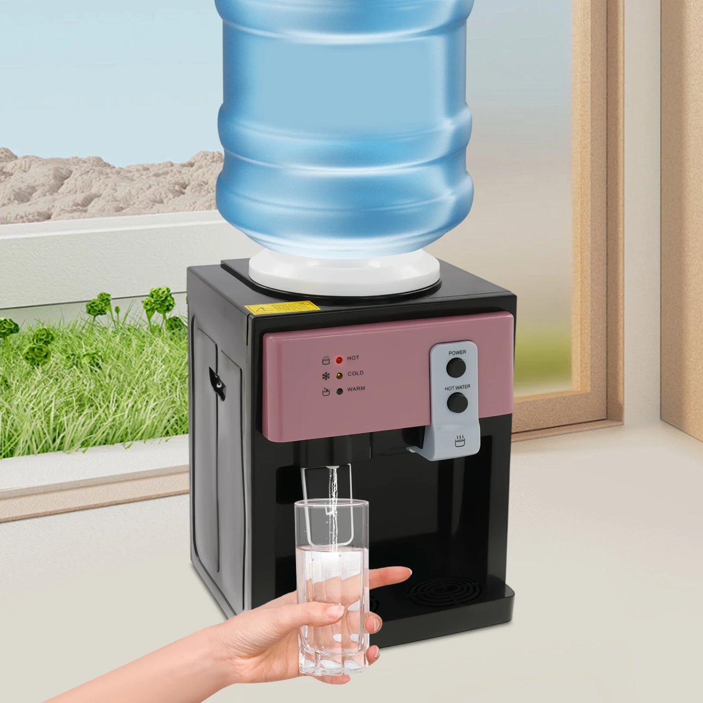 HS-09 Hot/Cold Desktop Electric Water Dispense Water Detachable Design Cooler Dispenser Water Cooler for Home Office