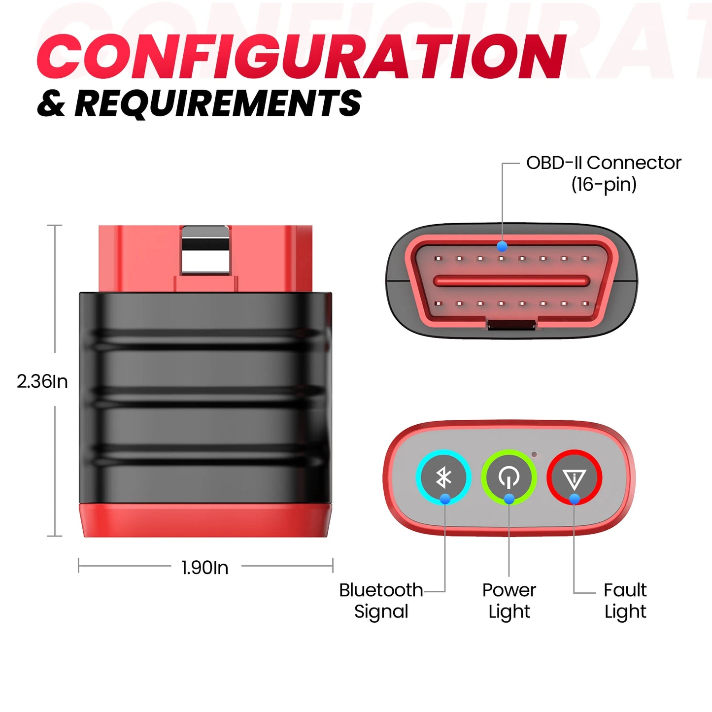 THINKCAR THINKDIAG Mini OBD2 Scanner Lifetime Free Update for All Cars Full System Diagnostic Scan Tool for iOS and Android