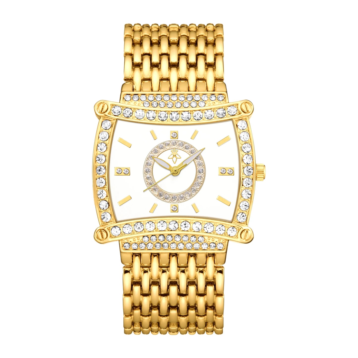 YaLaLuSi Fashion Waterproof Sports Watch Women, Gold Diamond Black Dial Square Wristwatch, Luxury Dress Timepiece, Free Shipping