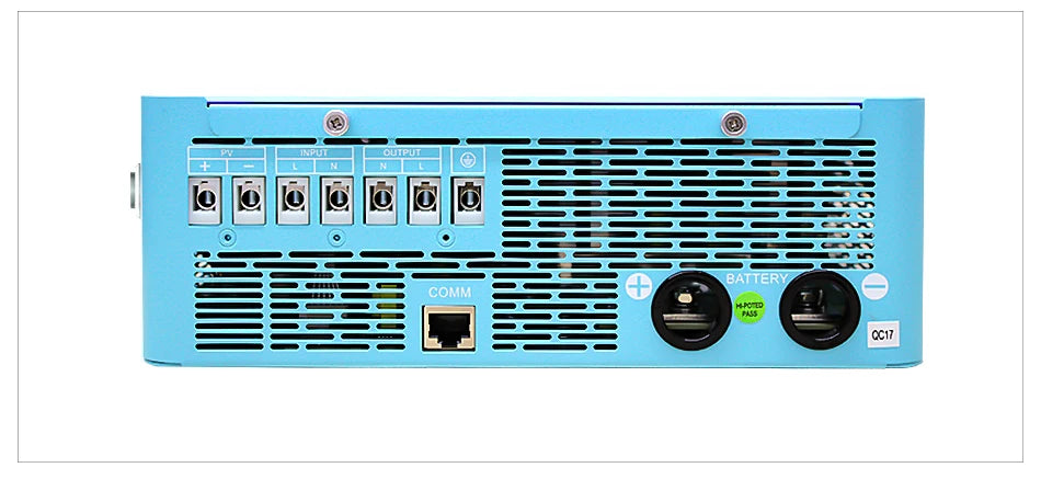 EASUN POWER hybrid Soalr Inverter 4KW MPPT 140A 350VDC PV Input 110VAC 24VDC 4000W Pure Sine Wave 6.25 Inch LCD Display Household for US