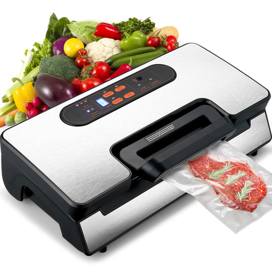 SucceBuy Vacuum Sealer Machine 130W 12V With Free Bags