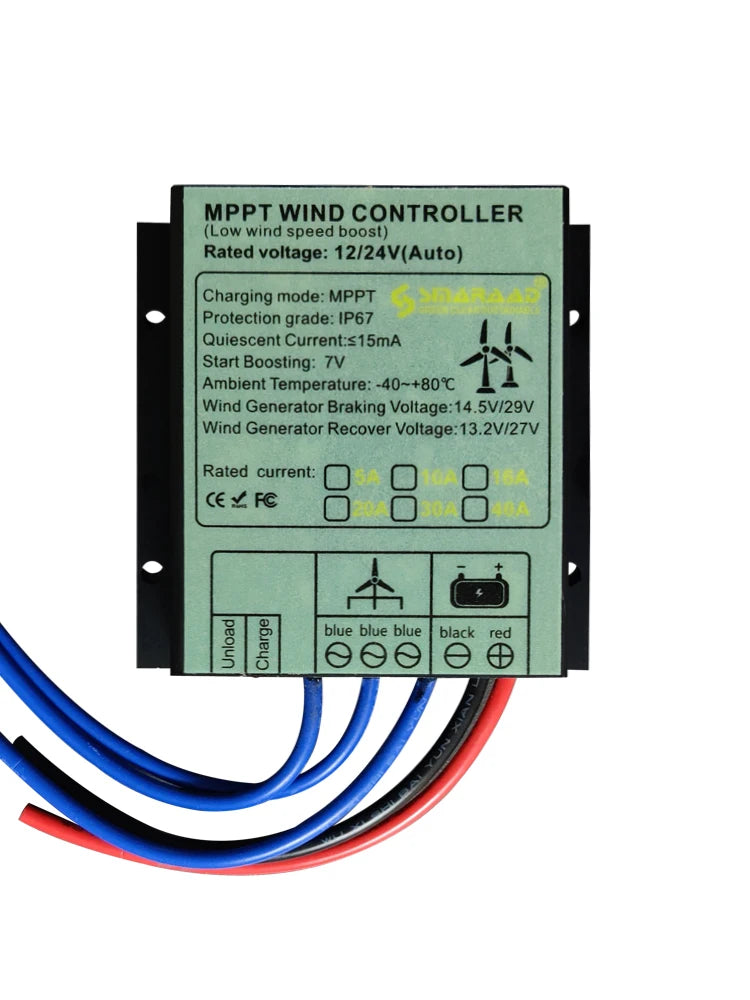 5000W 10000W Vertical Wind Turbine  12V/24V/48V Low Noise Free MPPT Controller Duty-Free Delivery In Poland
