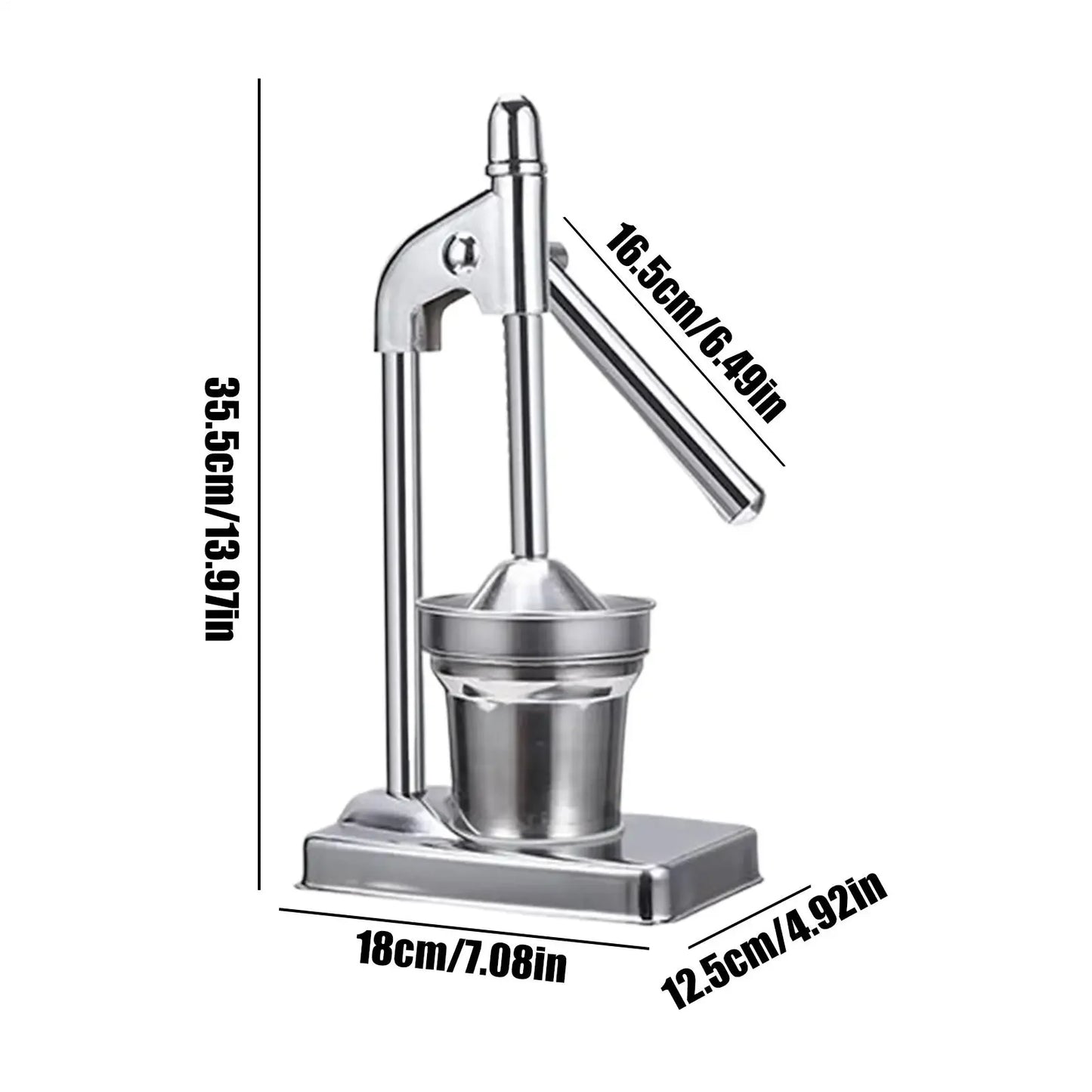Orange Juice Maker Stainless Steel Manual Juicer Handheld Vegetable Fruit Home Squeezer Extractor Citrus Press Kitchen Tools