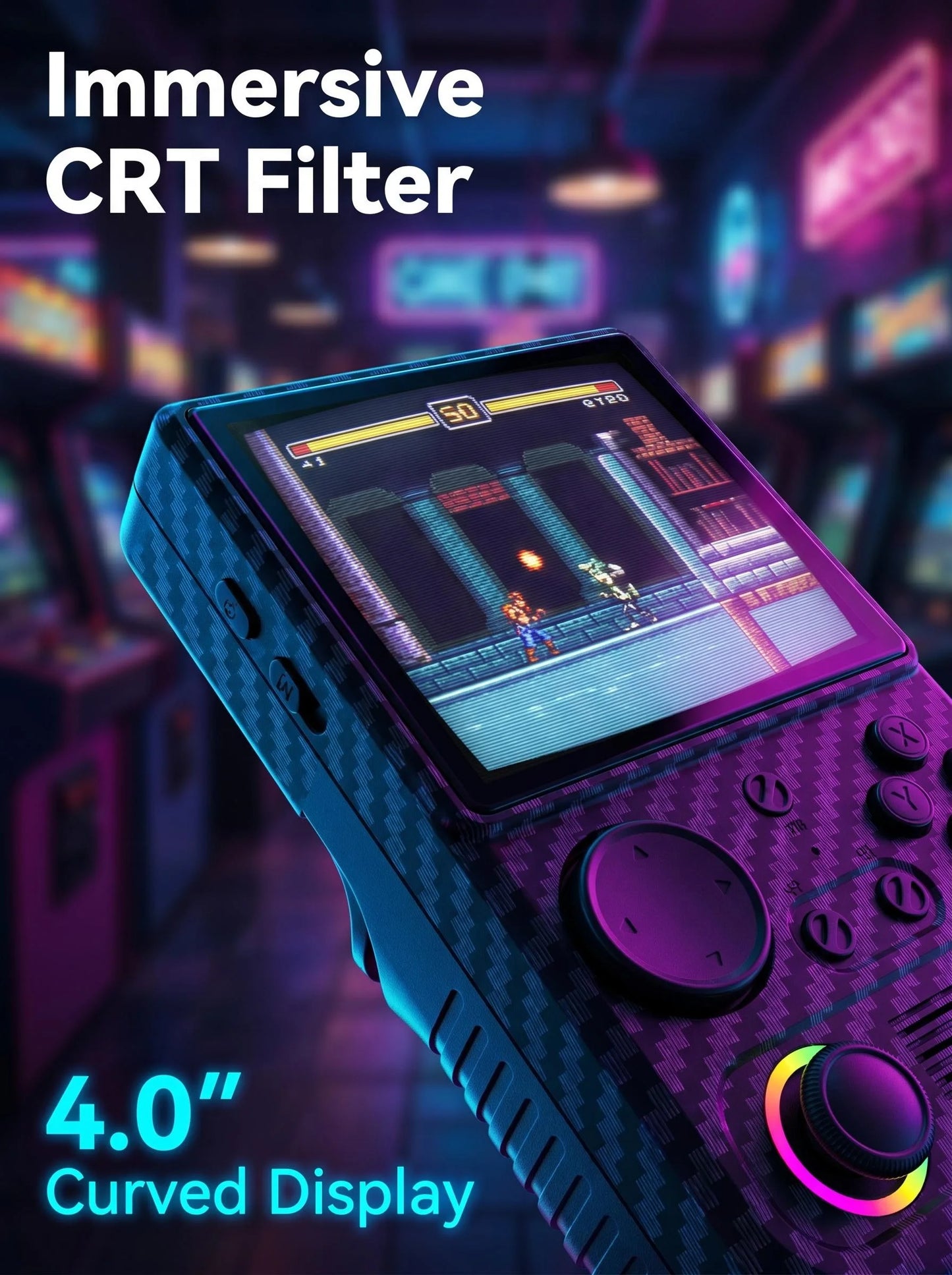 AISLPC R36T MAX Retro TV Handheld Game Console 18000+Games Wi-Fi Multiplayer 4.0" IPS Screen Portable Pocket Video Player