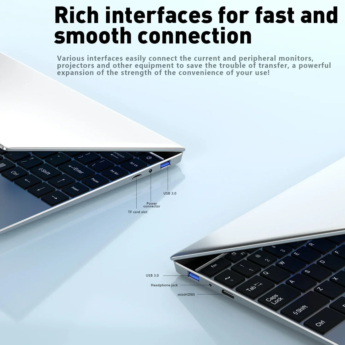 LENO 14.1inch Portable Laptop Intel 4405U Windows11 16GB 1TB/2TB SSD Gamer Notebook 1920*1080 Display Office Study Computer PC