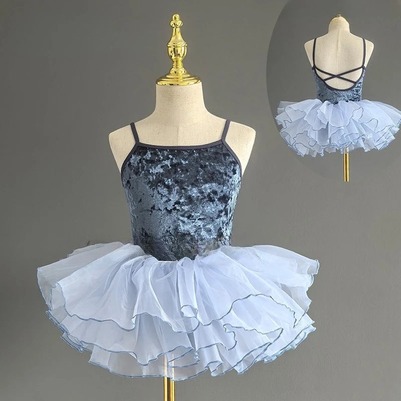 Girl's Gymnastics Leotard Ballet Training Suit Kids Jumpsuits Summer Ballet Outfits Leotards for Girls Clothing Children's Sets