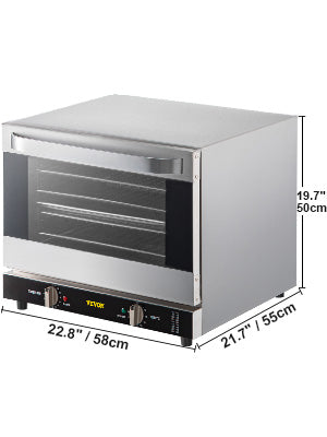 SucceBuy 21L47L66L Electric Oven Commercial Multifunction Countertop 3/4-Layer Baking Machine Home Toaster Pizza Convection Oven