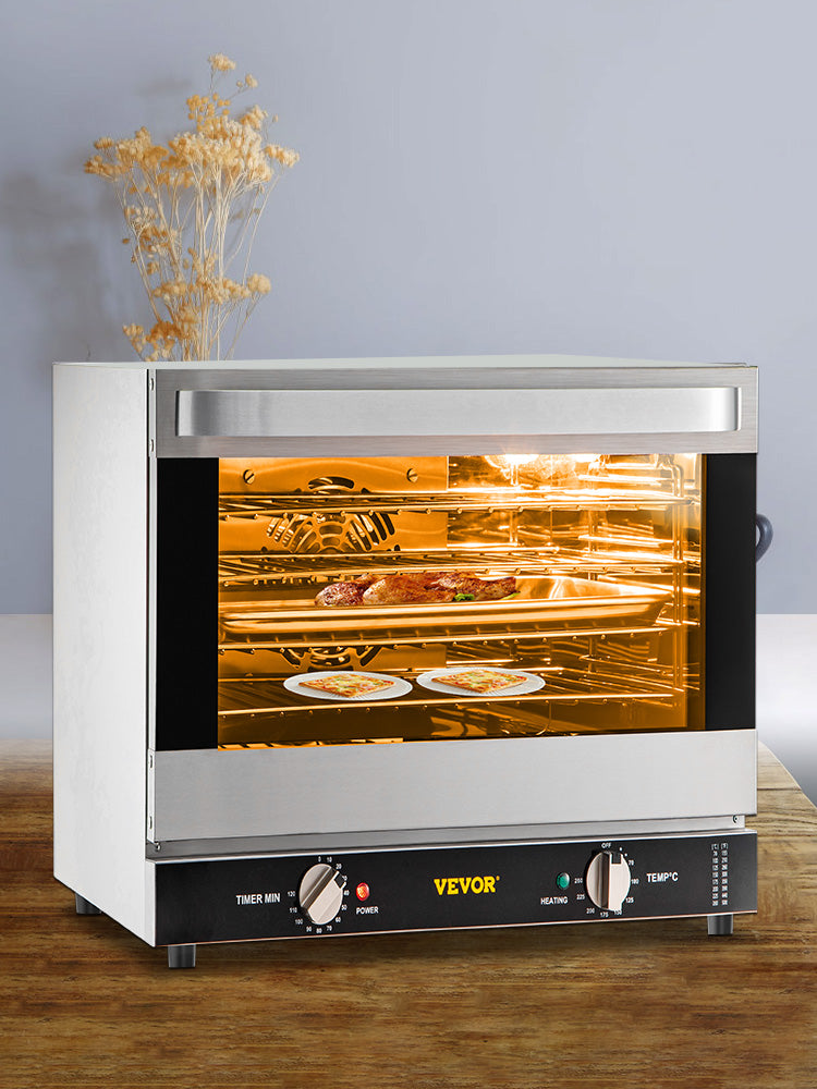 SucceBuy 21L47L66L Electric Oven Commercial Multifunction Countertop 3/4-Layer Baking Machine Home Toaster Pizza Convection Oven
