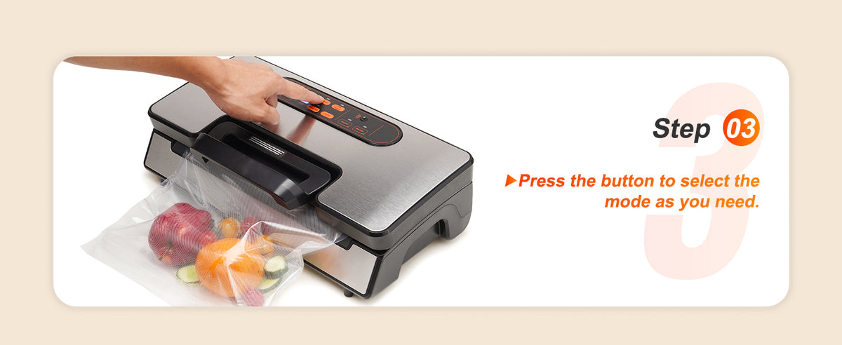 SucceBuy 90Kpa 130W Vacuum Sealer Food Packaging Machine with Free 10pcs Vacuum bags for Household Kitchen Vacuum Food Sealing